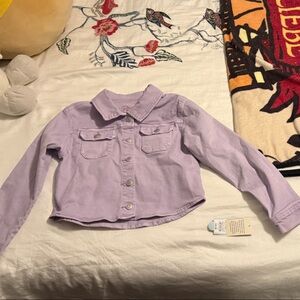 Cat & Jack Lavender Jean Jacket